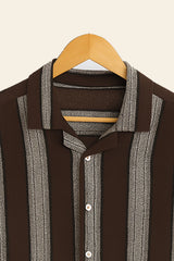 Brown Line Men's Casual Half Sleeve Shirt and Full Pant Set - XPCRDF