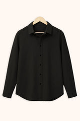 Men's Black Color Premium Full Sleeve Shirt - XPST