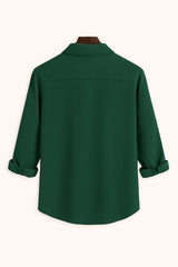 Men's Green Color Premium Full Sleeve Shirt - XPST