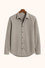 Men's Grey Color Premium Full Sleeve Shirt - XPST