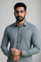 Men's Light Blue Color Premium Full Sleeve Shirt - XPST