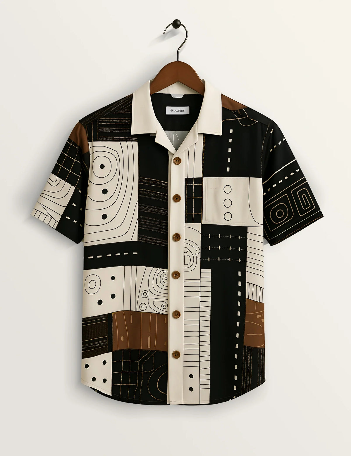 Wooden Mandala All-Day Cotton Classic Shirt for Men - XPST