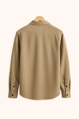 Men's Apricot Color Premium Full Sleeve Shirt - XPST