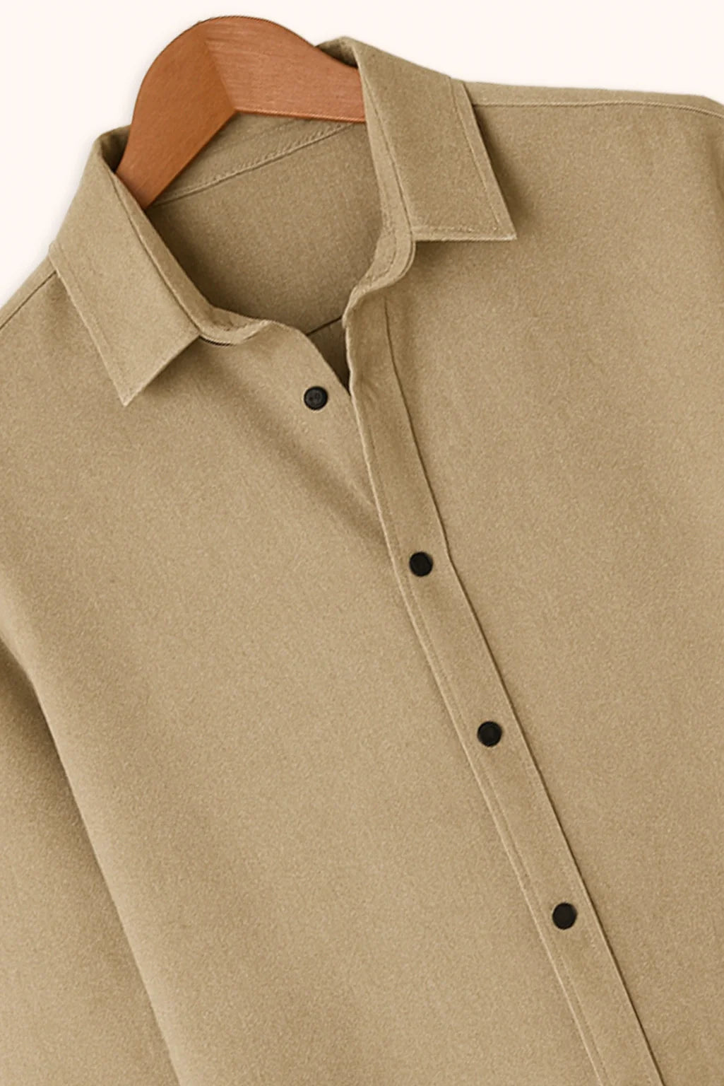 Men's Apricot Color Premium Full Sleeve Shirt - XPST