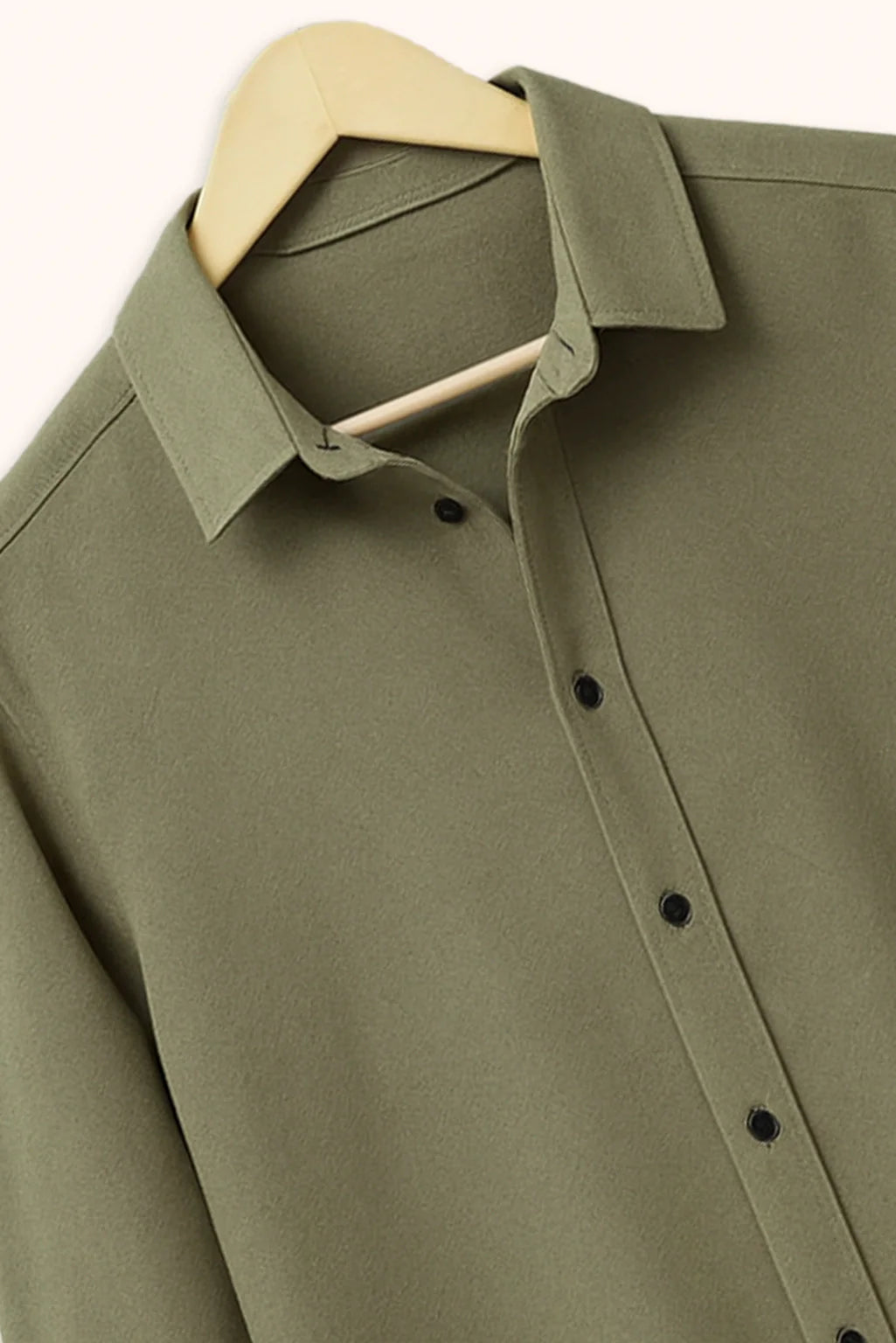 Men's Army Green Color Premium Full Sleeve Shirt - XPST