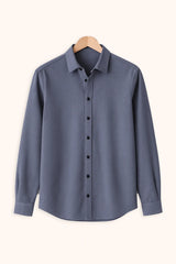 Men's Blue Color Premium Full Sleeve Shirt - XPST