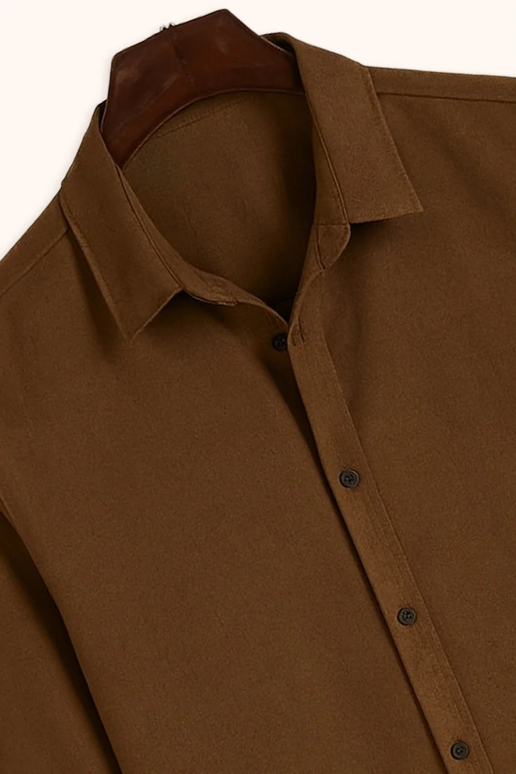 Men's Brown Color Premium Full Sleeve Shirt - XPST