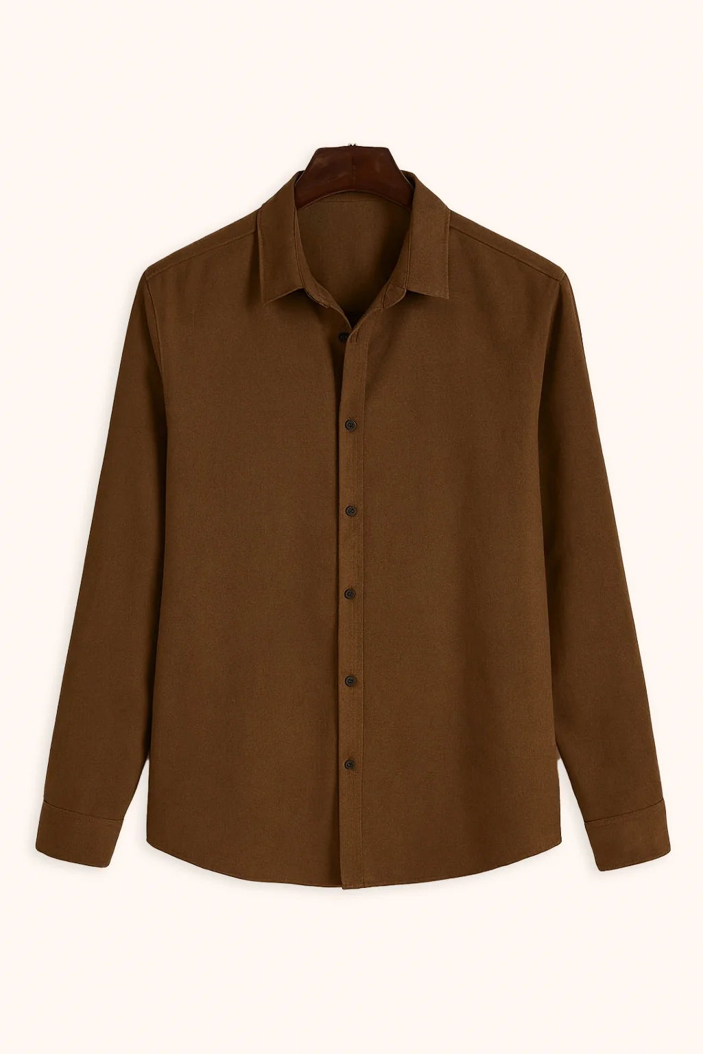 Men's Brown Color Premium Full Sleeve Shirt - XPST