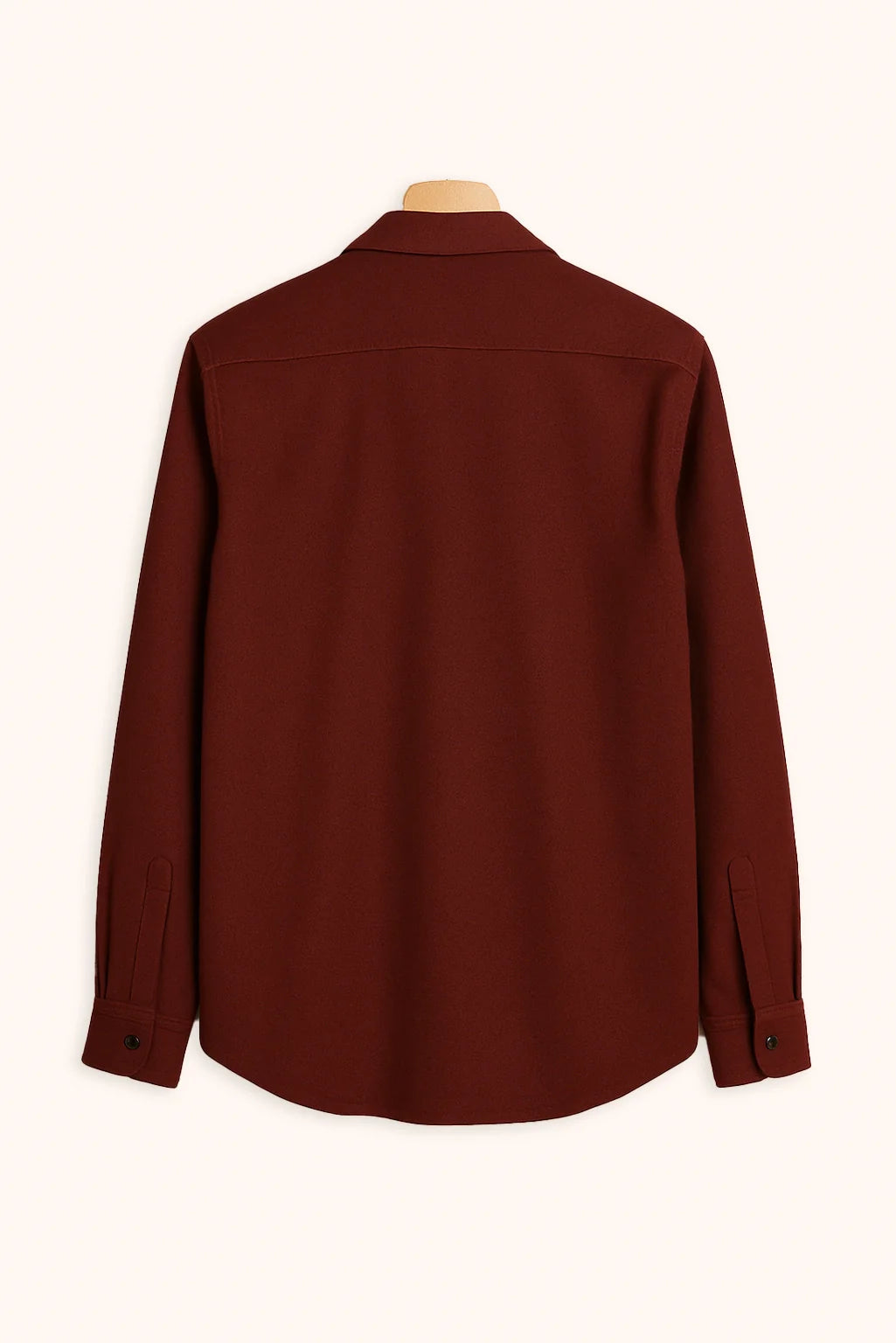 Men's Burgundy Color Premium Full Sleeve Shirt - XPST