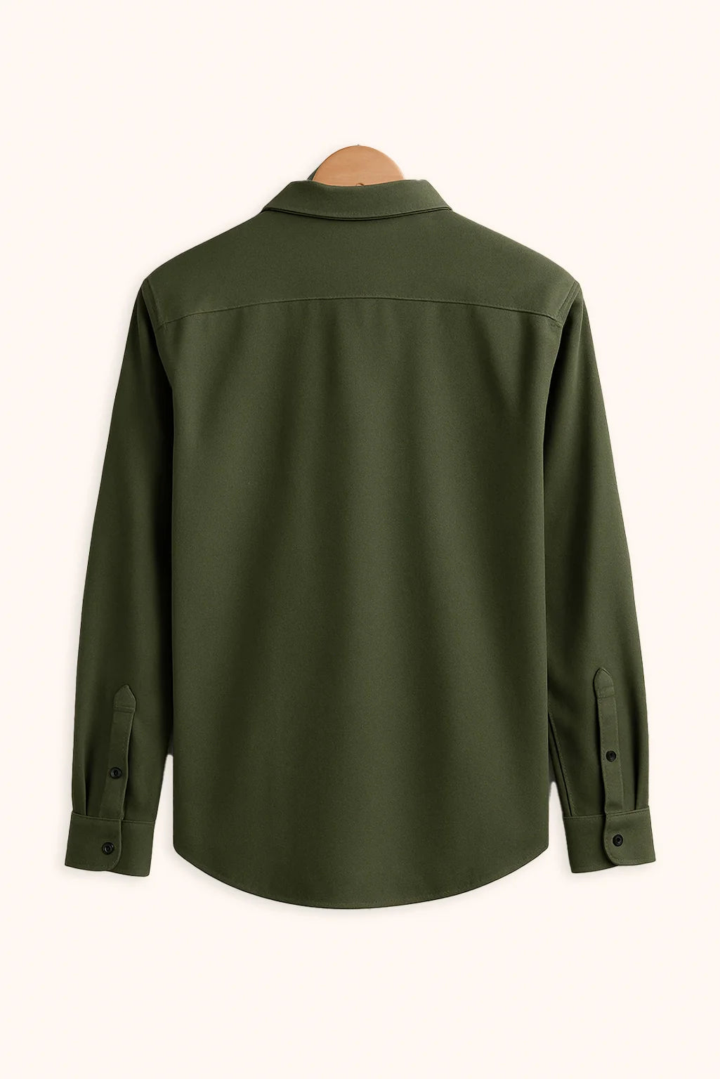 Men's Saga Green Color Premium Full Sleeve Shirt - XPST