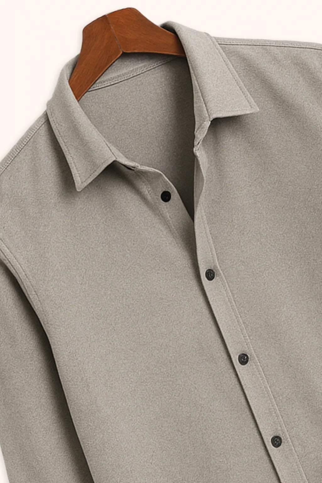 Men's Grey Color Premium Full Sleeve Shirt - XPST